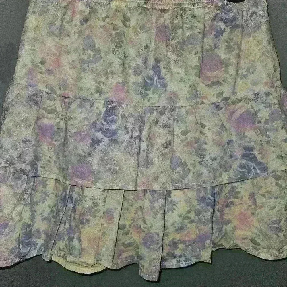 Gap Girls Floral Skirt Size XXL